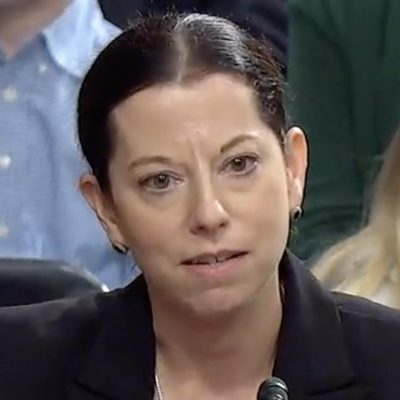 Senate Judiciary Committee · Public domain · via Wikimedia Commons Portrait of Lindsey Ann Freeman